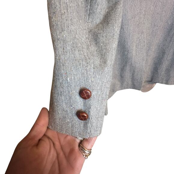 Pendleton Vintage Western Taupe 100% Virgin Wool MENS Two Button Blazer sz 42 - Picture 4 of 11